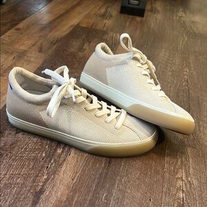 Rothy's The Lace Up Sneaker in Diamond Twill NWOT